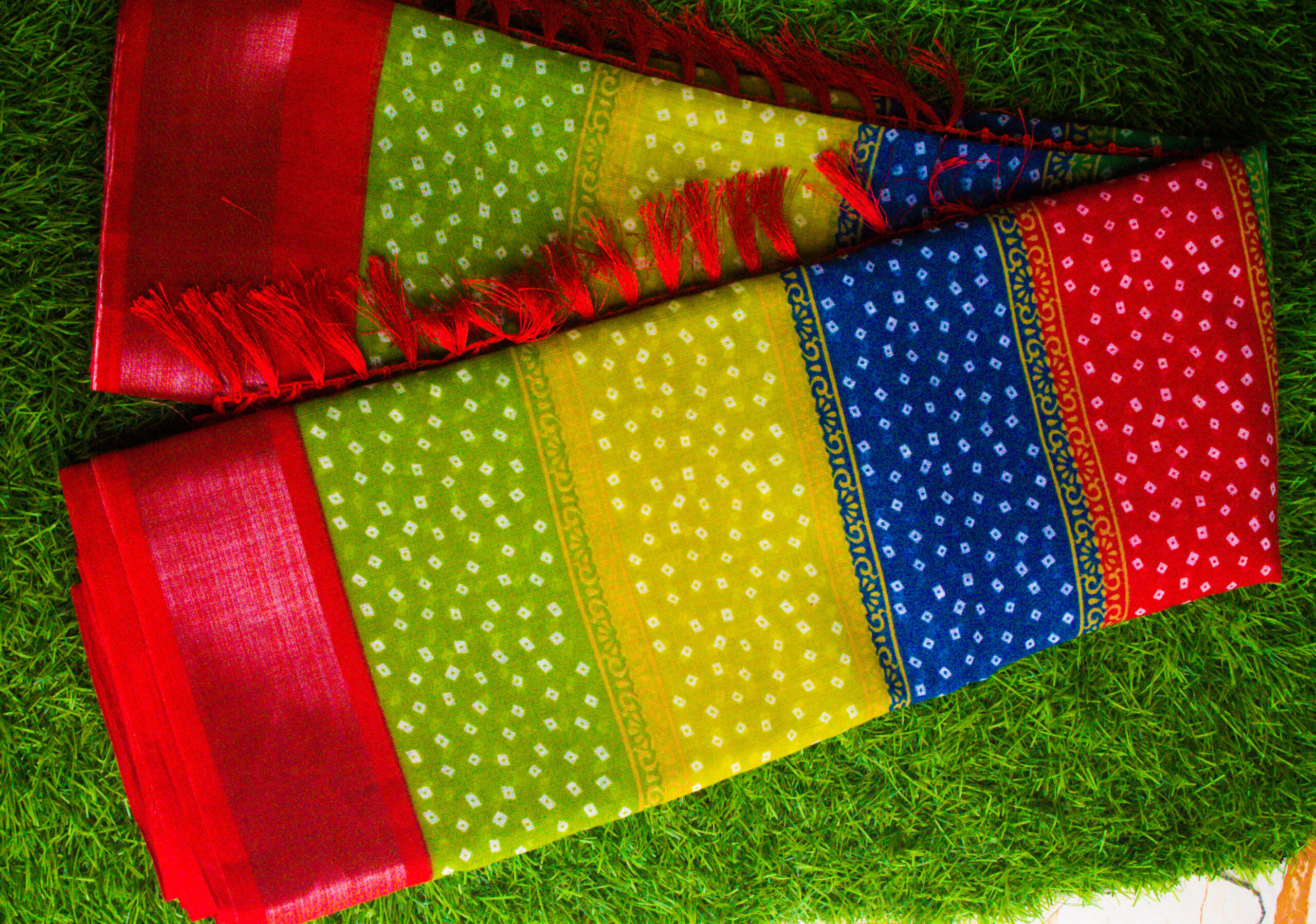 multi colour cotton saress multi colour cotton saress