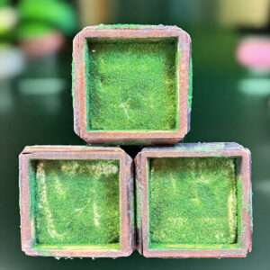 wooden planter 3 piece combo