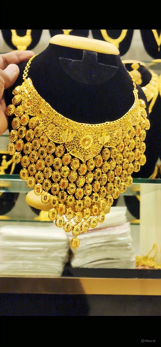 beautiful gold plated nacklace – one gram gold plated